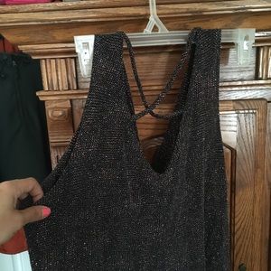 Gorgeous sparkling dressy tank top